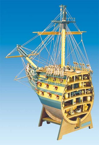 coupe de proue victory,maquette bateaux bois