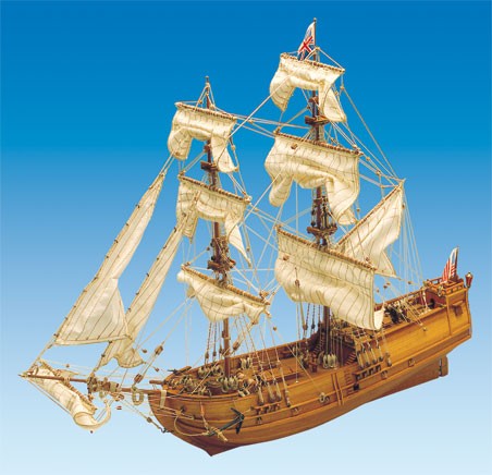 Maquette bois Golden Star ,Mantua