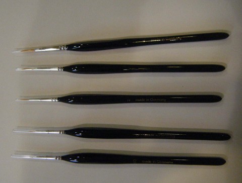 Pinceaux pour maquette"toray"