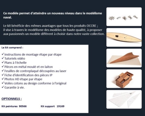 Descritions des pièces Endeavour OcCre