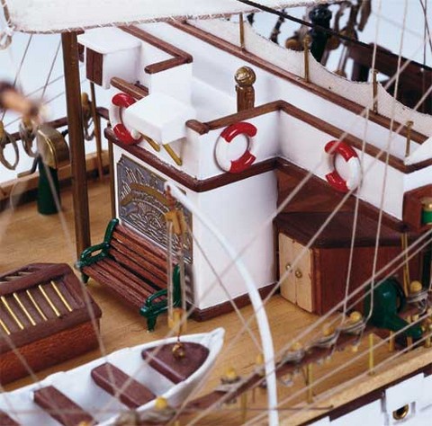 Maquette bateau bois Pourquoi-pas,Bateau bois,Constructo