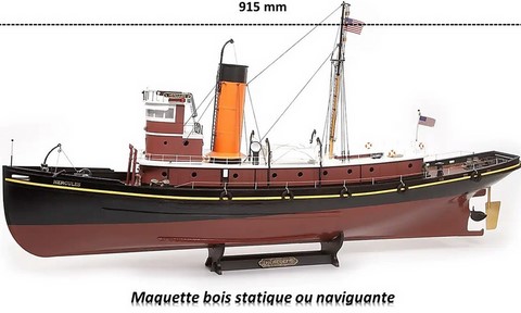 Maquette de remorqueur Hercule Occre
