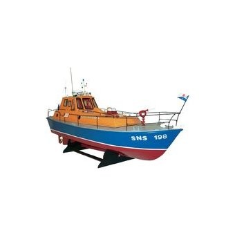 Maquette bateau bois SNS de sauvetage