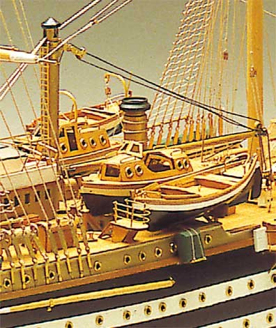 Maquette bois Amerigo-Vespucci,Bateau bois Mantua