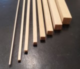 Baguette bois carré pour maquette