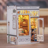 La Librairie des Érudits, Puzzle Miniature en Bois 3D