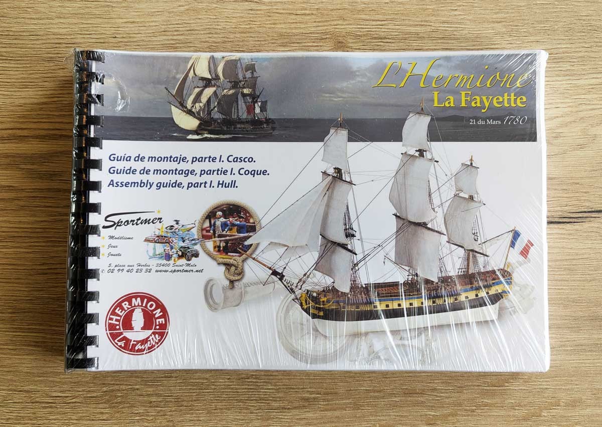 Maquette Bateau Heller Starter Kit La Grande Hermine 1/150