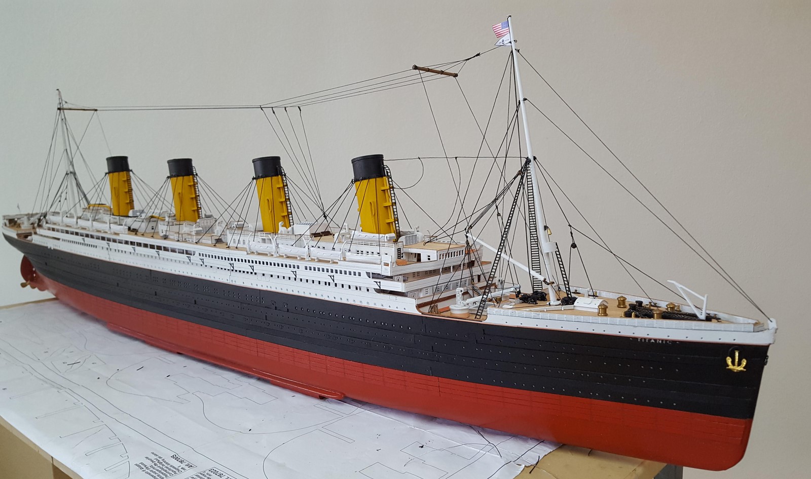Maquette Titanic Maquette du célèbre paquebot Titanic, …